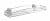WENKO MILAZZO Duschablage, Befestigen ohne bohren, Vacuum-Loc®