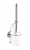 WENKO MILAZZO WC-Garnitur, Chrom,  Befestigen ohne bohren, Vacuum-Loc®