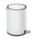 WENKO MONZA Kosmetikeimer 3 Liter, Weiß matt, Easy Close