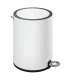 WENKO MONZA Kosmetikeimer 3 Liter, Weiß matt, Easy Close