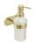 WENKO OREA Seifenspender 200 ml, Gold matt, Edelstahl rostfrei, Turbo Loc