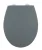 WENKO OSTUNI WC-Sitz, Grau, 300 kg Trafkraft, mit Absenkautomatik