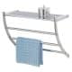 WENKO PESCARA Badregal, Chrom, mit Handtuchhalter