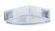 WENKO QUADRO Dusch Eckablage, Edelstahl, Befestigen ohne bohren, Vacuum-Loc®