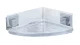 WENKO QUADRO Dusch Eckablage, Edelstahl, Befestigen ohne bohren, Vacuum-Loc®