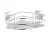 WENKO QUADRO Dusch Eckablage, rostfrei, Befestigen ohne bohren, Turbo-Loc®