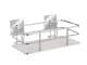 WENKO QUADRO Duschablage, Edelstahl rostfrei, Befestigen ohne bohren, Turbo-Loc®