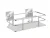 WENKO QUADRO Duschablage, Edelstahl rostfrei, Befestigen ohne bohren, Turbo-Loc®