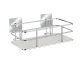 WENKO QUADRO Duschablage, Edelstahl rostfrei, Befestigen ohne bohren, Turbo-Loc®