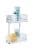 WENKO QUADRO Duschregal, 2 Etagen, Edelstahl, Befestigen ohne bohren, Vacuum-Loc®