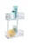 WENKO QUADRO Duschregal, 2 Etagen, Edelstahl, Befestigen ohne bohren, Vacuum-Loc®
