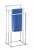 WENKO QUADRO Handtuchhalter, Chrom, mit 3 Stangen, stehend
