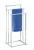 WENKO QUADRO Handtuchhalter, Chrom, mit 3 Stangen, stehend