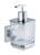 WENKO QUADRO Seifenspender, Edelstahl, Befestigen ohne bohren, Vacuum-Loc®