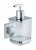 WENKO QUADRO Seifenspender, Edelstahl, Befestigen ohne bohren, Vacuum-Loc®