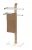WENKO SAMONA Handtuchhalter, Braun/Silber, mit 2 Armen, stehend