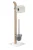 WENKO SAMONA Toilettenpapierhalter, Braun, mit WC-Garnitur, stehend