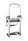 WENKO SECURA Badewannen-Einstiegshilfe, Silber, verstellbar, 120 kg Tragkraft