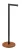 WENKO SERRO WC-Garnitur, Braun/Schwarz, mit Toilettenpapierhalter, aus Bambus, stehend