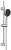 WENKO SOFTWATER Stangenbrause Set 70 cm, Chrom, Edelstahl, 3 verschiedene Wasserstrahlarten