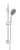 WENKO Stangenbrause Set 70 cm, Chrom, mit Wassersparsystem, 3 verschiedene Wasserstrahlarten, Edelstahl