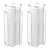 WENKO Toilettenpapier-Ersatzrollenhalter Chrom, 2er Set, für 3 Rollen