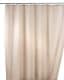 WENKO UNI Duschvorhang 180 x 200 cm, Beige, waschbar