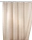 WENKO UNI Duschvorhang 180 x 200 cm, Beige, waschbar
