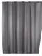 WENKO UNI Duschvorhang 180 x 200 cm, Grau, waschbar