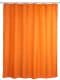 WENKO UNI Duschvorhang 180 x 200 cm, Orange, waschbar
