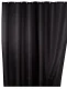 WENKO UNI Duschvorhang 180 x 200 cm, Schwarz, waschbar