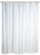 WENKO UNI Duschvorhang 180 x 200 cm, Weiß, waschbar