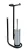 WENKO UNIVERSALO Toilettenpapierhalter, Schwarz, mit WC-Garnitur, stehend