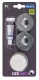 WENKO UV-Loc Befestigungsset, Chrom, Befestigen ohne Bohren