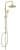 WENKO YOUNG Duschsystem, Gold, 3 verschiedene Wasserstrahlarten