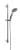 WENKO YOUNG Stangenbrause Set 66 cm, Chrom, 5 verschiedene Wasserstrahlarten