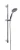 WENKO YOUNG Stangenbrause Set 66 cm, Chrom, 5 verschiedene Wasserstrahlarten