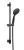 WENKO YOUNG Stangenbrause Set 66 cm, Schwarz