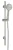 WENKO YOUNG Stangenbrause Set 66 cm, Silber matt, 3 verschiedene Wasserstrahlarten